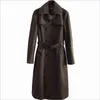 Winter Wollen Trenchcoat Heren Herfst Mode Wolmix Lange Jas Herenmode Wollen Windjack Kleding