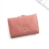 Mini Leather Wallet Women Lady Short Coin Pouch Womens Purse New Cute Cherry Small Change Wallets Coin Bag 3 Fold Coin Purse9433329