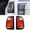 2 SZTUK Światła tylne samochodowe do Mitsubishi Pajero Montero V93 V97 2006 - 2020 tylne Running + Turn Signal + Reverse + Hamulec