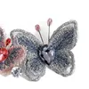 Szpilki broszki mulinda motyl broszka biżuteria vintage kryształ dla kobiet kwiat Broach Pin Bukiet Prezent Women1 Marc22