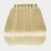 Pre Bonded I Tip Hair Extensions Dubbele Getrokken Cuticula Licht uitgelijnd Haar Remy Virgin Keratin Menselijk Hair Extensions 0.5G 0.7g 1G / Strand