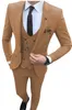 Fashion Royal Blue Groom Tuxedos Peak Lapel Groomsman Wedding Tuxedos Men Prom Jacket Blazer 3 Piece Suit(Jacket+Pants+Tie+Vest) 32