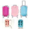 False Eyelashes Mini Suitcase Shape Packaging Box Lash Boxes Lashes Case Empty Makeup Eyelash Storage Box