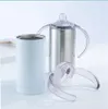 En Acier Inoxydable Coquetier Poignée Bébé Sippy Bouteille D'eau Avec Couvercle Double Couches Tasse Isolation Sous Vide Drinkware Tumbler Seashipping LJJP466