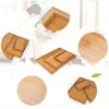Rektangel naturlig bambu servering bricka te bestick brickor förvaring pall fruktplatta dekoration mat trä rektangulär 6 storlek cy bh5778679
