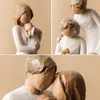Nordic Love Resin Figurines Украшения Семья Счастливого времени Мама Папа и Детские Украшения Дома Аксессуары для гостиной 201125