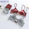 Fransız tarzı bralette set geri kapanma iç çamaşırı feminina seksi sütyen ve külot seti kadın039s moda iç çamaşırı uyku 5955746