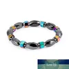 Newest Magnetic Hematite Bracelets AB color Alloy Black Gallstone Beads Bracelet for Woman Man Support FBA Drop Shipping