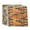 Chambre 3D Brick Wall Stickers PE mousse de mousse de papier peint pour pelage et bâton 3D Panneaux muraux d'art 3D pour décoration murale du salon9995589