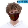 Masque facial à carreaux 3D de mode pour enfants adultes Masque anti-poussière en soie glacée Masque coupe-vent lavable réutilisable Masque de protection de protection CYZ2613