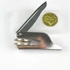 Timbro per goffratura in metallo portatile sigillo per goffratore per matrimonio personalizzato214l