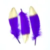 5-7 inches Gold Plated Feathers For Christmas & Wedding Party Decoration & DIY Handicrafts Accessories Home Decoration DHL Free Shipping