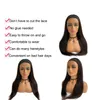 Günstige Remy Menschenhaar-Stirnband-Perücke für schwarze Frauen schwarzen gerade Wellen-Menschenhaar-Perücken Voller maschinell hergestellte Perücke Keiner Spitze-Perücken