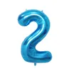 40-Zoll-Nummer-Folien-Ballone Blau Rosa Aluminium Luftballon-Geburtstags-Party Dekoration Party Supplies Großhandelspreis