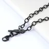 10PCS/Lot Silver/Rose gold/Gold 316L Stainless Steel Toggle Chain Floating Locket Pendant Necklace Wholesale