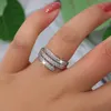 Shiny Crystals Women Finger Rings for Wedding Engagement Party Fashion Female Jewelry Rings Accessories Size 699651136