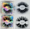 Newest Fluffy Eyelashes 25mm Mink Eyelashes Mink Lashes Bulk 3D Mink Lashes 8D Long Curly Eyelash Extension False Eyelashes Wholesale