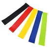 Bandas de resistência 5 PCs Sports Exercise Loop Set Bandy Elastic Booty Band para Yoga Home Gym Fitness Equipment