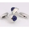 Hele Crystal Cufflinks luxe manchetlinks voor bruiloft cadeau mouw knoppen luxe manchetknopen voor Men9975504