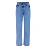 Hoge taille vrouw casual losse jeans vrouwen denim broek rechte katoen vintage vriend chic lange broek streetwear