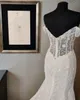 2020 Arabic Aso Ebi Luxurious Lace Beaded Wedding Dresses Mermaid Sweetheart Bridal Dresses Vintage Wedding Gowns ZJ953