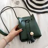 Fashional Women Pu Leather Tassel Bucket With Korean Japanese Design Crossbody Bags Lady Tassel Shoulder Bags F5152386