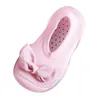 First Walkers Toddler Baby Girls Kids Soft Sole Rubber Shoes Socks Children Slipper Stocking Cotton Slip-resistant Thicken