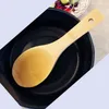 Bamboe rijst lepel spatel draagbare houten koken mixing schop niet-stok soeplepel eco-vriendelijke vierkante schoppen keuken spatulas zx bh2296