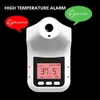 K3Pro Infrarot-Thermometer mit Sprachübertragung, Wandmontage, K3 Pro, berührungslos, USB-Akku, Digitalanzeige, Gemeinschafts-Supermarkt, Büro, Zuhause