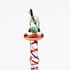 Hookahs Glas Dabber Tool Mooie Kleurrijke Fruit Carb Cap voor Oil Tobacco Quartz Banger Nails Water Bongs DAB Rigs Pipe