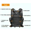 Chaleco táctico con cinturón desmontable, funda para pistola, chalecos de malla militares duraderos, armadura corporal Cs8647861