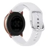 Mjuk Silicone Watch Band ersättning för Samsung Galaxy Watch Aktiv 42mm Gear S2 Sport Kvinnor Män Bracelet Band Strap