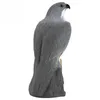 Fake Prowler Owl Scarecrow Roofdier Decoy Pest Bird Repeller kan vleugels verplaatsen, schrikken Vogels Garden Decor Y200106