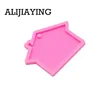 0112 DIY House shape silicone mold key ring mold Silicone for keychain epoxy resin molds for jewelry