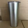 Aço inoxidável Aço inoxidável 24 oz Crianças Tumbler Bebê Cup Sippp Cup Duplo Walled com palha DIY lata c02
