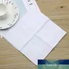 100% katoenen satijnen zakdoek witte kleurtafel zakdoek super zachte pocket dobboats vierkanten 34 cm gratis verzending