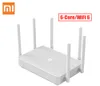 Xiaomi Redmi routeur AX6 WiFi 6 Qualcomm 6 cœurs 2.4G/5G 512 mo routeur sans fil réseau maillé WiFi répéteur 6 antennes à Gain élevé