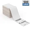 500 unids / bolsa de 4 pulgadas Stiker Pegatina térmica Papel de etiqueta 100 * 150 mm para impresora de escritorio Envío Labs Labs ITPP221