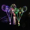 Bobo -ballon 20 inch LED -touwlicht met 3M LED Strip Draad Luminous Decoration Lighting Geweldig voor feestcadeau