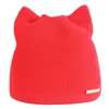 Geanie Skul Gaps Versión coreana Color sólido Simple Warm Tharmuffs Sombrero para mujeres Gorias Cat Flaps Ladies Skullies Touca Cap12633