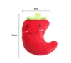 Chili Pepper Plush Bite-resistant Toys Pet Puppy Cat Vocal Tooth Cleaning Toys Dogs Chewing Training Toy Teddy Husky Tools