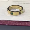 女性男性カップルCZクリスタルリングジュエリーアニリオスムヤーのための愛の指輪ステンレス鋼のローズゴールドの指輪の色