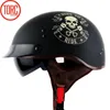 Torc T55 Half Face Helmet Dot zatwierdzony kask motocyklowy z wewnętrznymi okularów przeciwsłonecznych wymienne i zmywalne podszewka dla dorosłych1