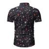 Vintage Paisley imprimé Chemise hawaïenne hommes 2020 marque Slim Fit à manches courtes hommes chemises habillées plage fête Chemise Homme Chemise Homme