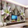 peinture classique fond d'écran magnolia Fleur Fleur Fonds De Soulagement Fond d'écran Fond Mur 3D Fond Fond Mur Fleur Fleur Mural