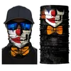 Halloween Skeleton Face Máscara Cachecol Joker Headband Balaclavas Skull Masquerade Masquerade Máscaras para Ski Motocicleta Ciclismo Pesca Ao Ar Livre Esportes FY6098