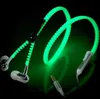 Universele rits stijl hoofdtelefoon rits oortelefoon bedraad creatief stereo handsfree kabel oordopjes oortelefoons met microfoon volume 3.5mm