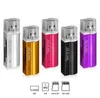 New Lighter Shaped All In One USB 2.0 Multi Memory Card Reader for Micro SD/TF M2 MMC SDHC MS DHL FEDEX