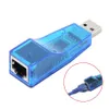 USB إلى LAN RJ45 موصلات Ethernet 10 / 100Mbps محول بطاقة الشبكة محول ل Win7 Win8 الكمبيوتر المحمول الكمبيوتر المحمول