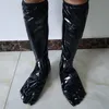 Neue Lycra Spandex Shiny Metallic Wet Look PU Leder PVC Kostüme Cosplay Party Halloween Fuß Abdeckung Hülse Socken171r